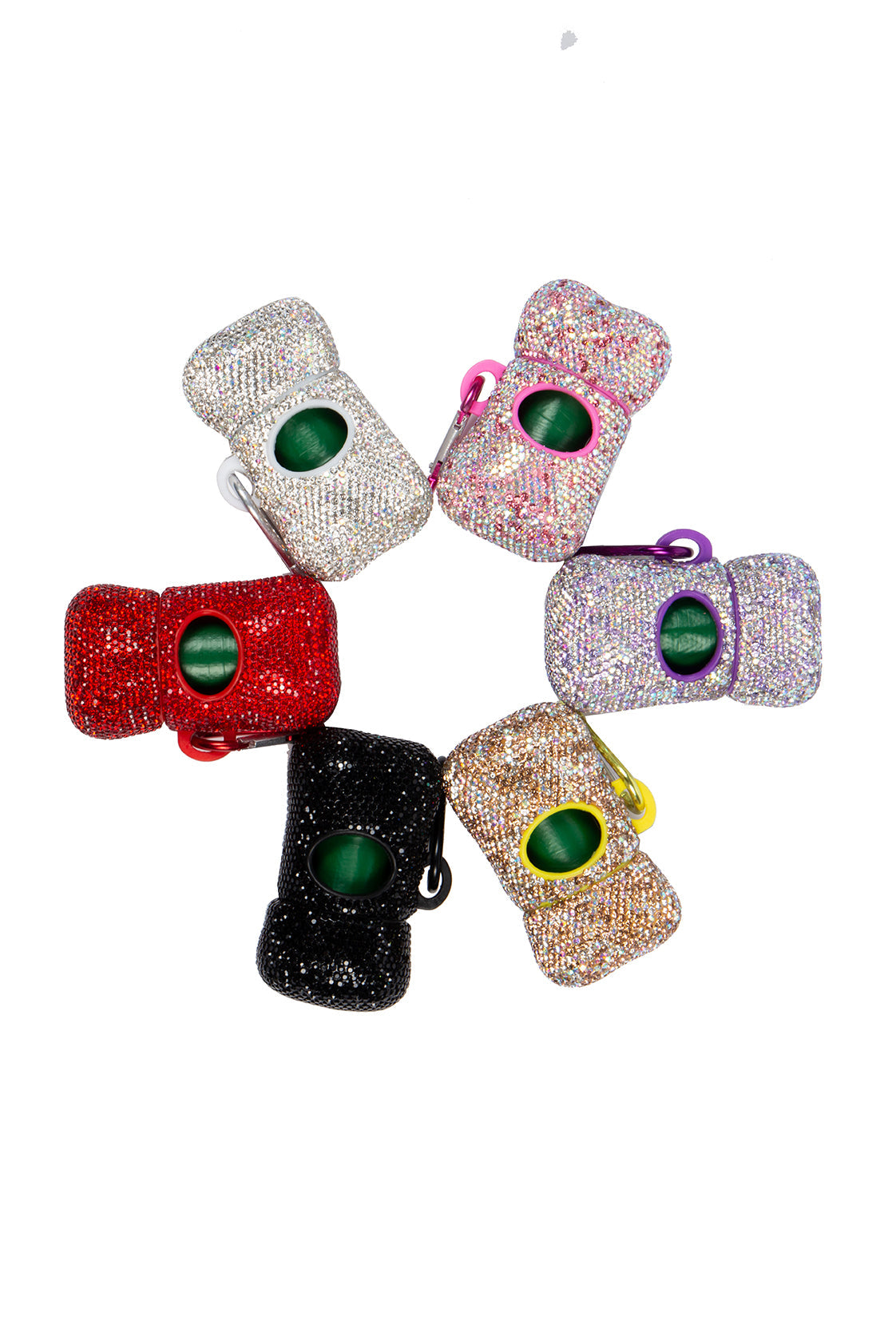 Ceramic Rhinestone Poop Bag Holder CR0054 - view 9