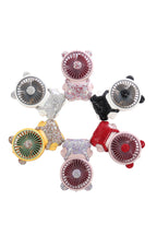 Ceramic Rhinestone Bear Fan CR0056 - view 7