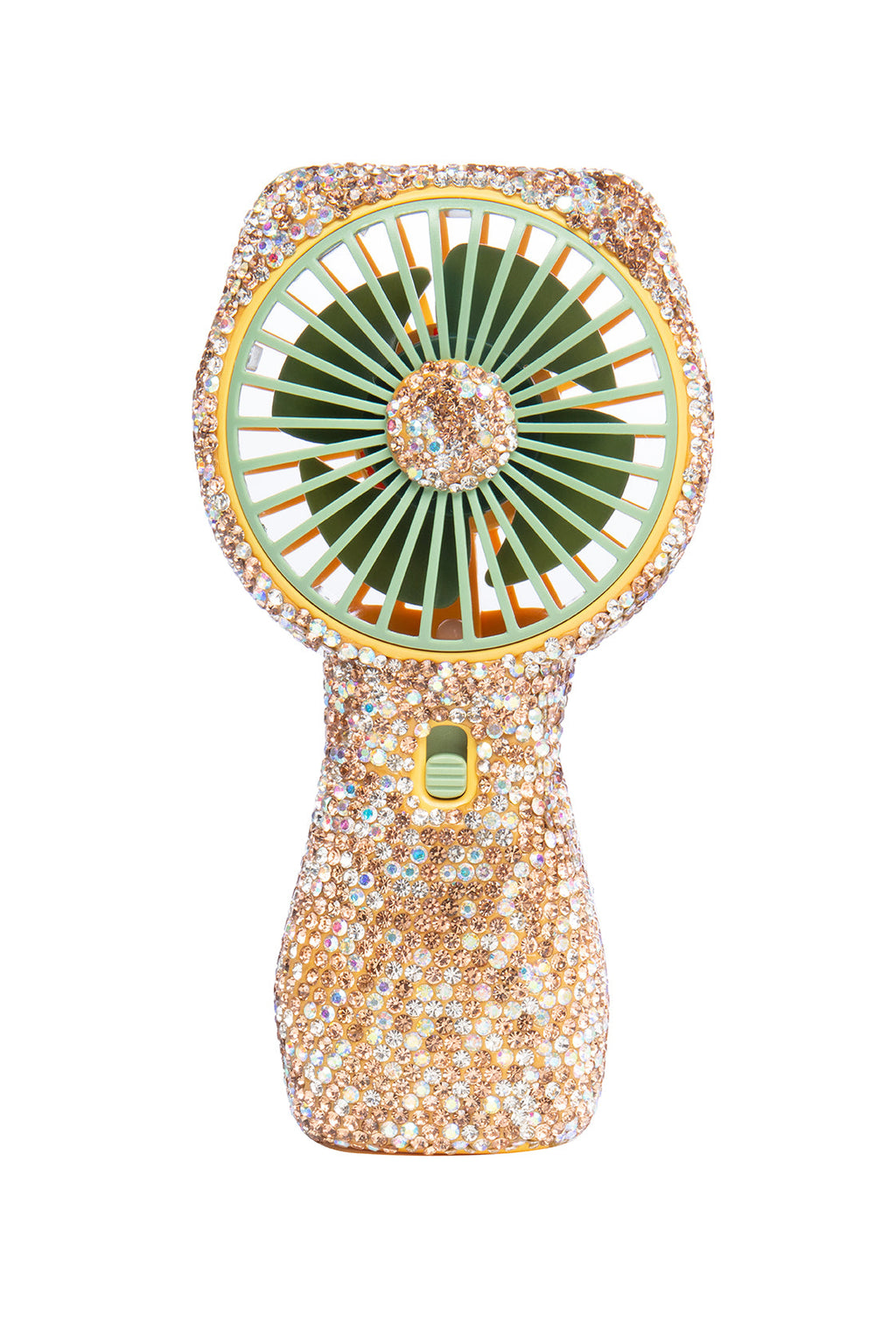 Ceramic Rhinestone Cat Hand Held Fan CR0057 - view 2