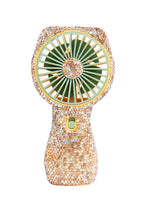 Ceramic Rhinestone Cat Hand Held Fan CR0057 - view 2