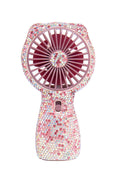 Ceramic Rhinestone Cat Hand Held Fan CR0057 - view 3