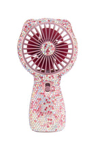Ceramic Rhinestone Cat Hand Held Fan CR0057 - view 3