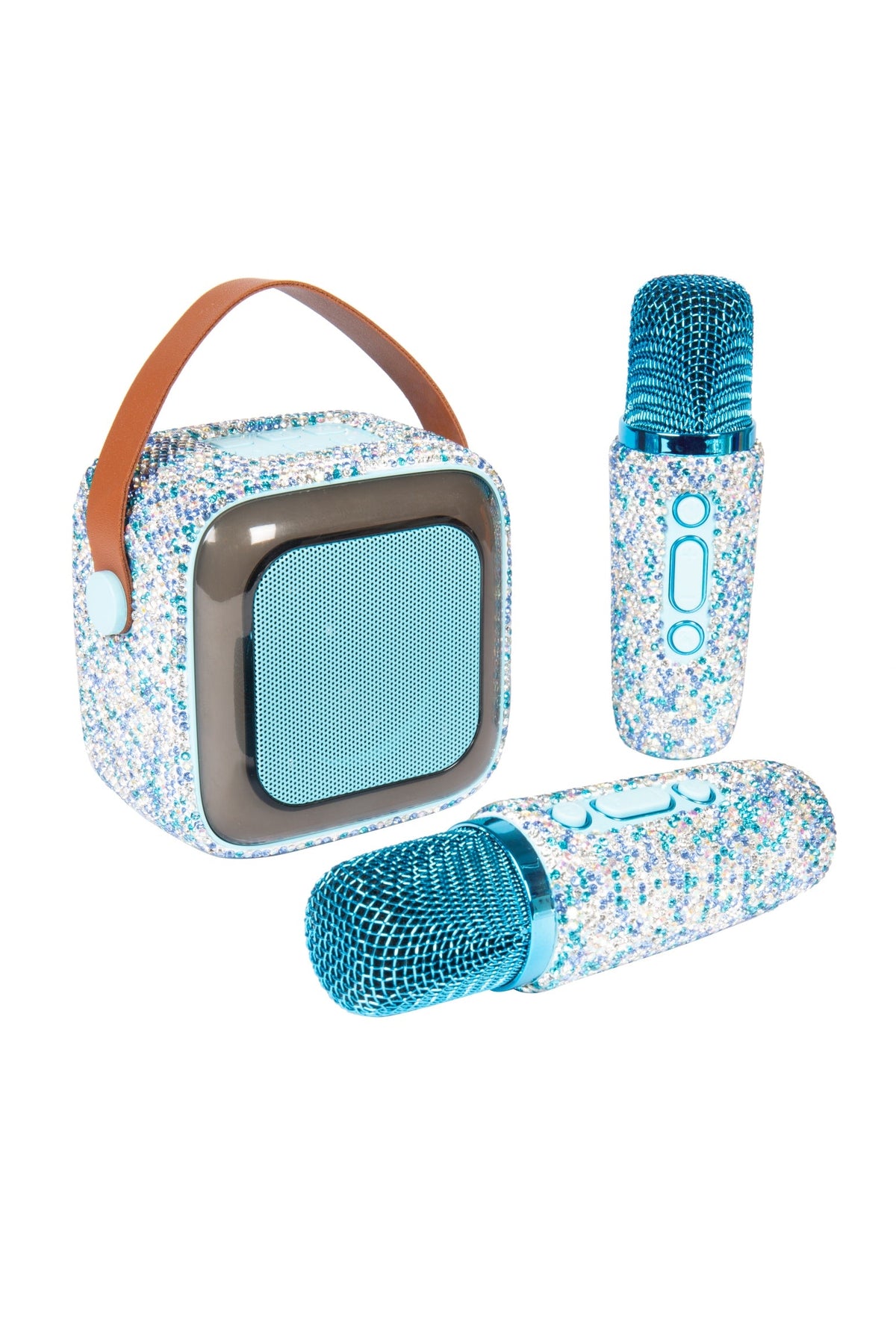 Ceramic Rhinestone Portable Speaker Microphone Set CR0061 - view 3
