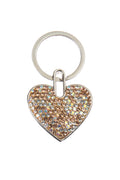Ceramic Rhinestone Heart Keychain CR0065 - view 5