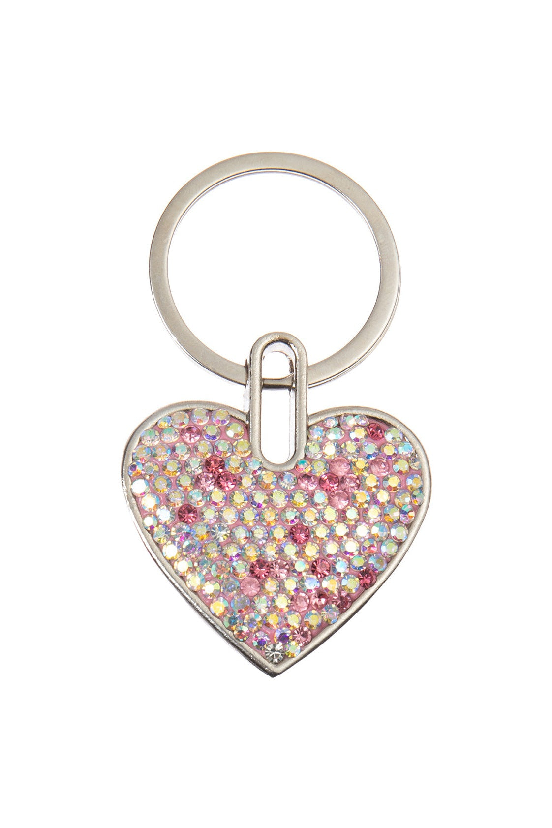 Ceramic Rhinestone Heart Keychain CR0065