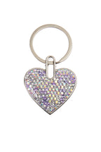 Ceramic Rhinestone Heart Keychain CR0065 - view 2