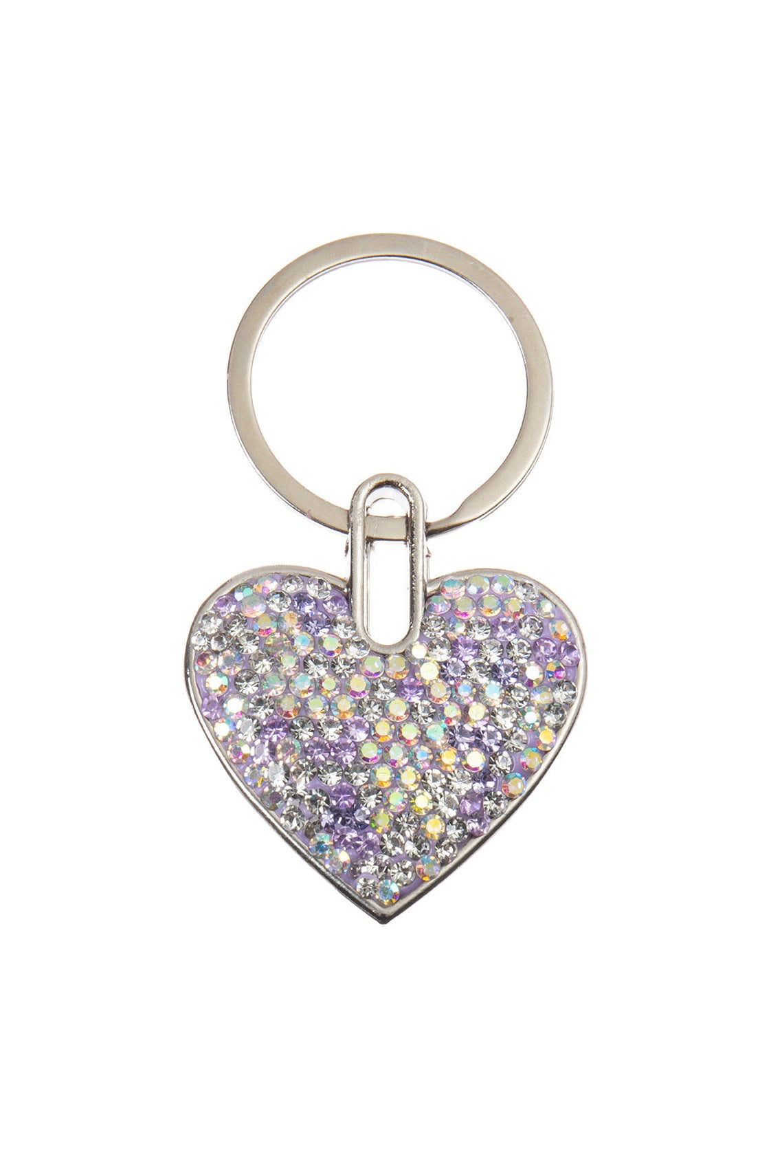 Ceramic Rhinestone Heart Keychain CR0065