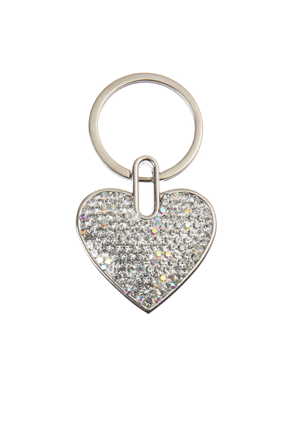 Ceramic Rhinestone Heart Keychain CR0065 - view 4