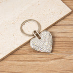 Ceramic Rhinestone Heart Keychain CR0065 - view 7