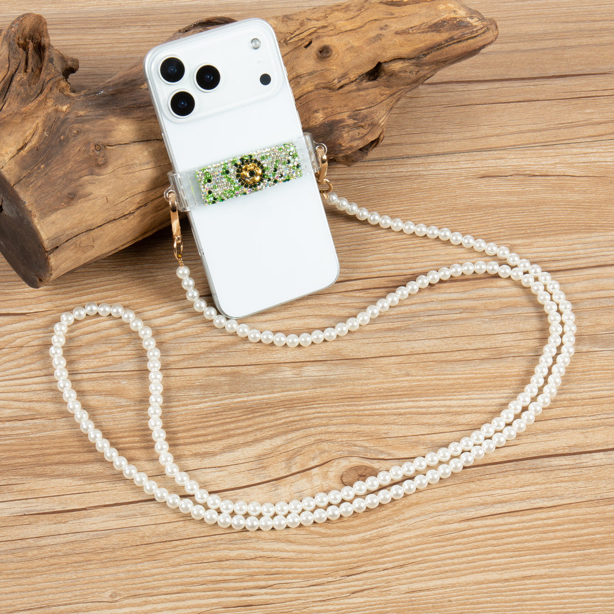 Ceramic Rhinestone Phone Lanyard CR0078 - view 2