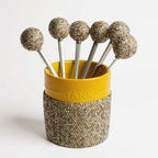 Set Of 6 Fork Rhinestone Storage Cup CR0080-SET