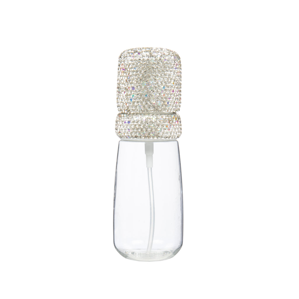30 mL Ceramic Rhinestone Liquid Bottle CR0081 - White
