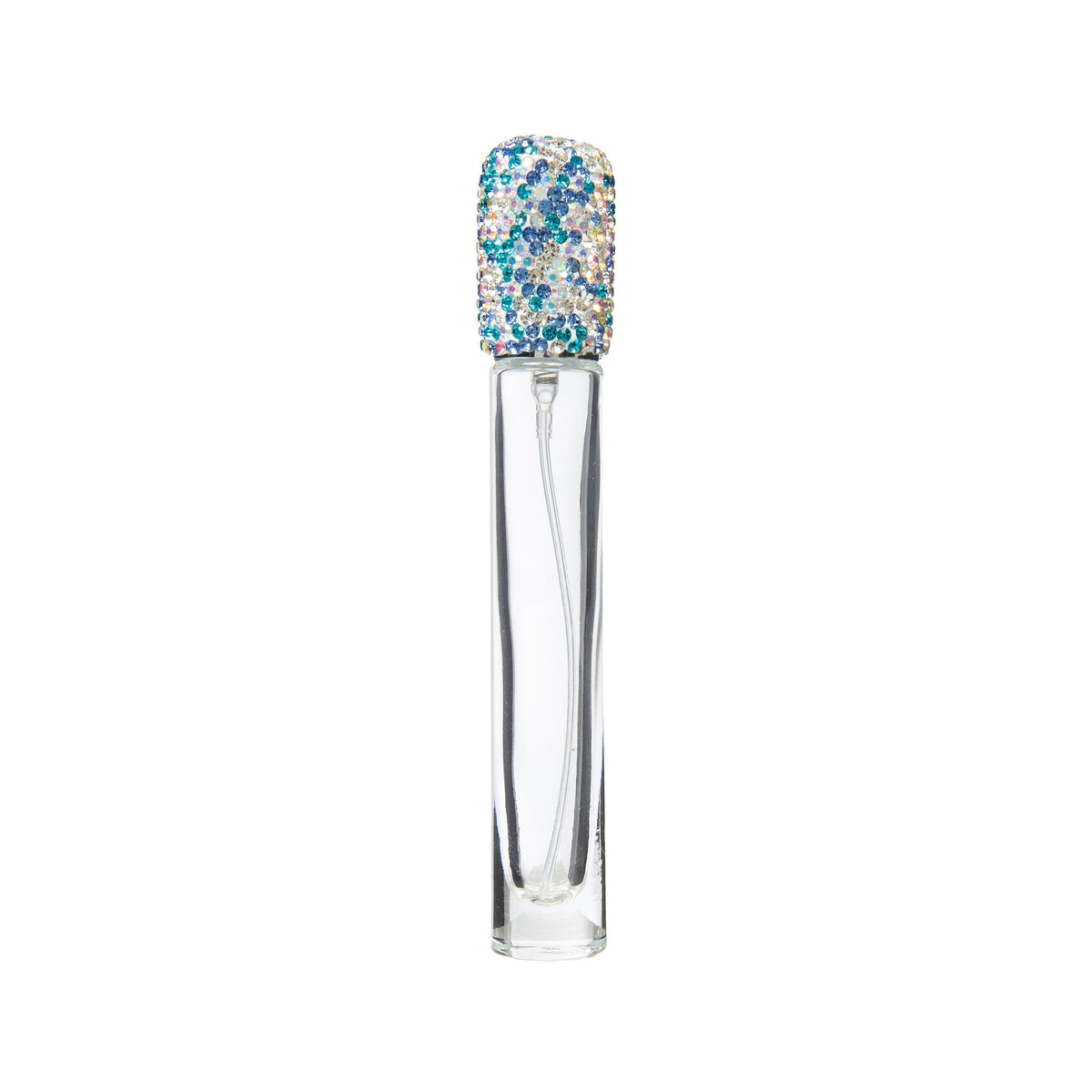 10 mL Ceramic Rhinestone Perfume Bottle CR0085 - Blue