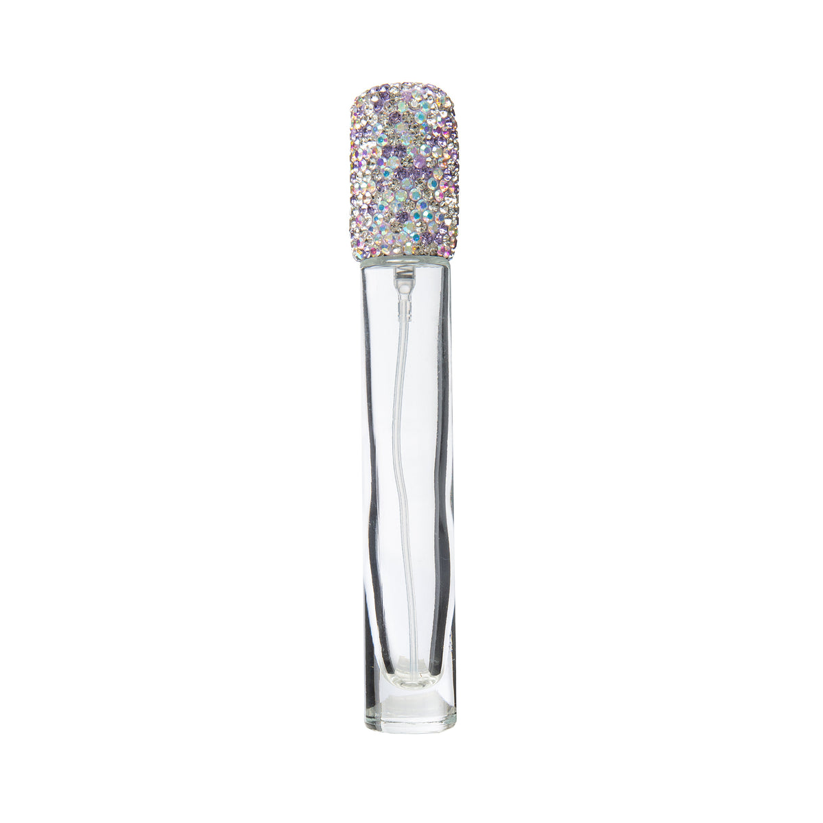 10 mL Ceramic Rhinestone Perfume Bottle CR0085 - Purple