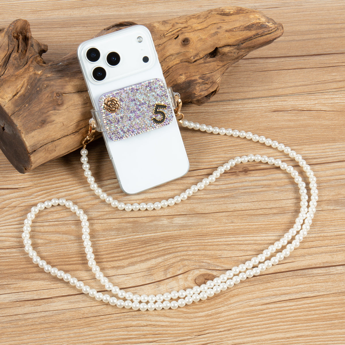 Ceramic Rhinestone Phone Lanyard CR0087 - view 2