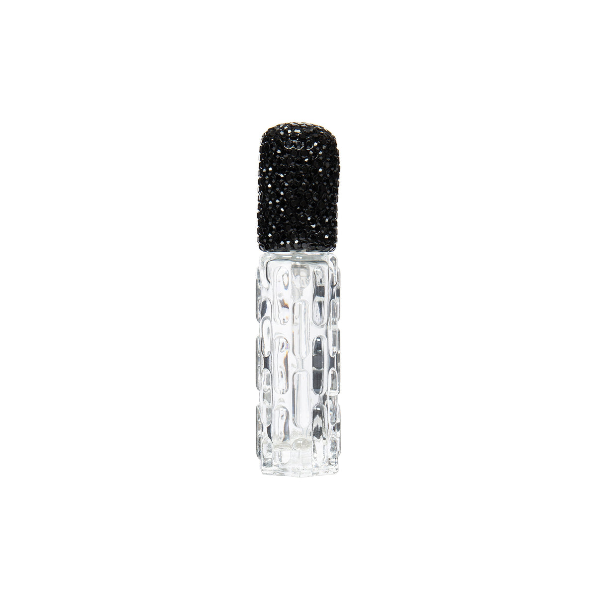 10 mL Ceramic Rhinestone Bottle CR0093 - Black