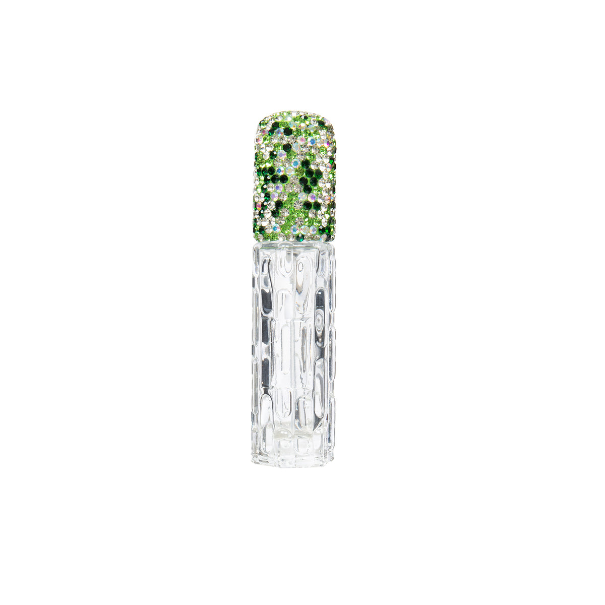 10 mL Ceramic Rhinestone Bottle CR0093 - Green