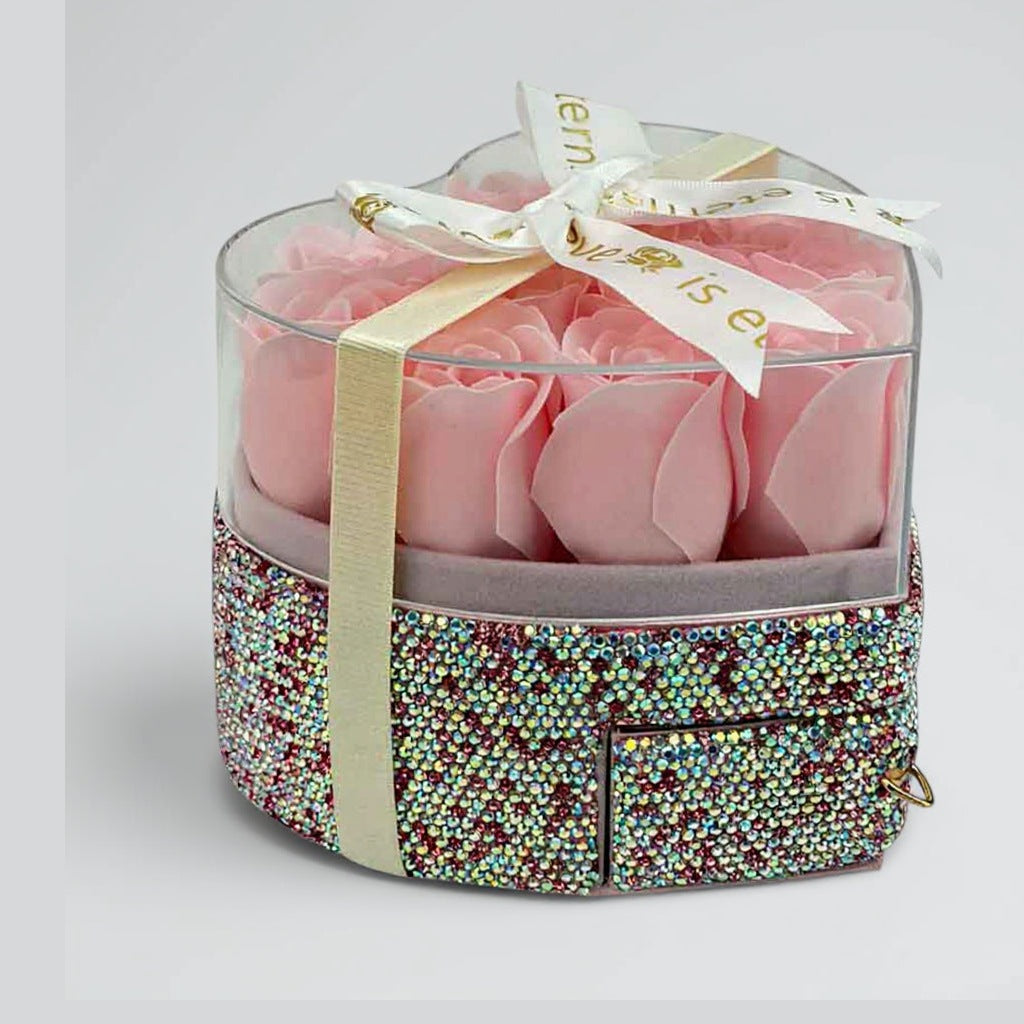 Ceramic Rhinestone Jewelry Box CR0099 - view 3