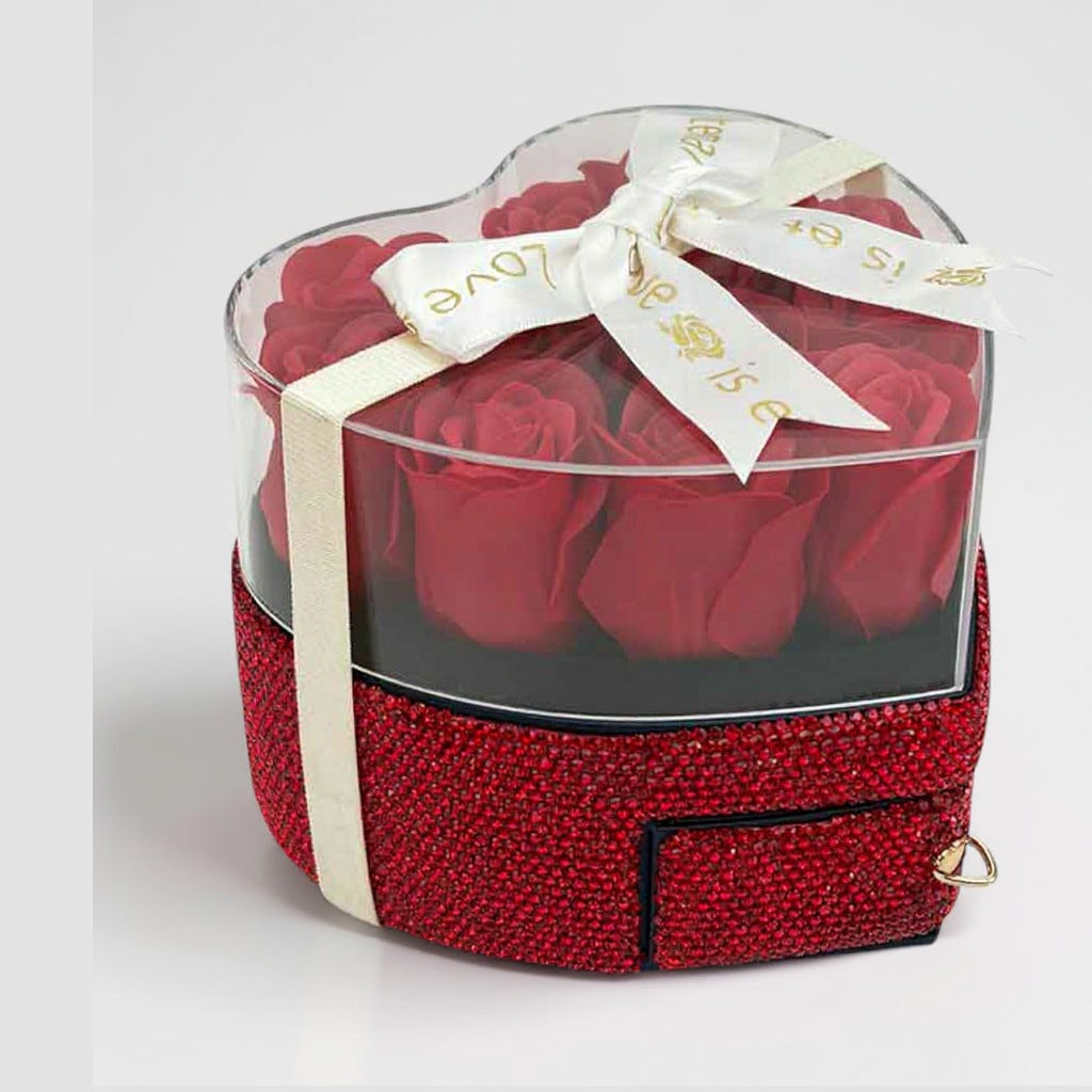 Ceramic Rhinestone Jewelry Box CR0099 - view 5