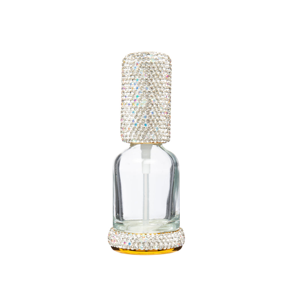 30 mL Ceramic Rhinestone Spray Bottle CR0106 - White