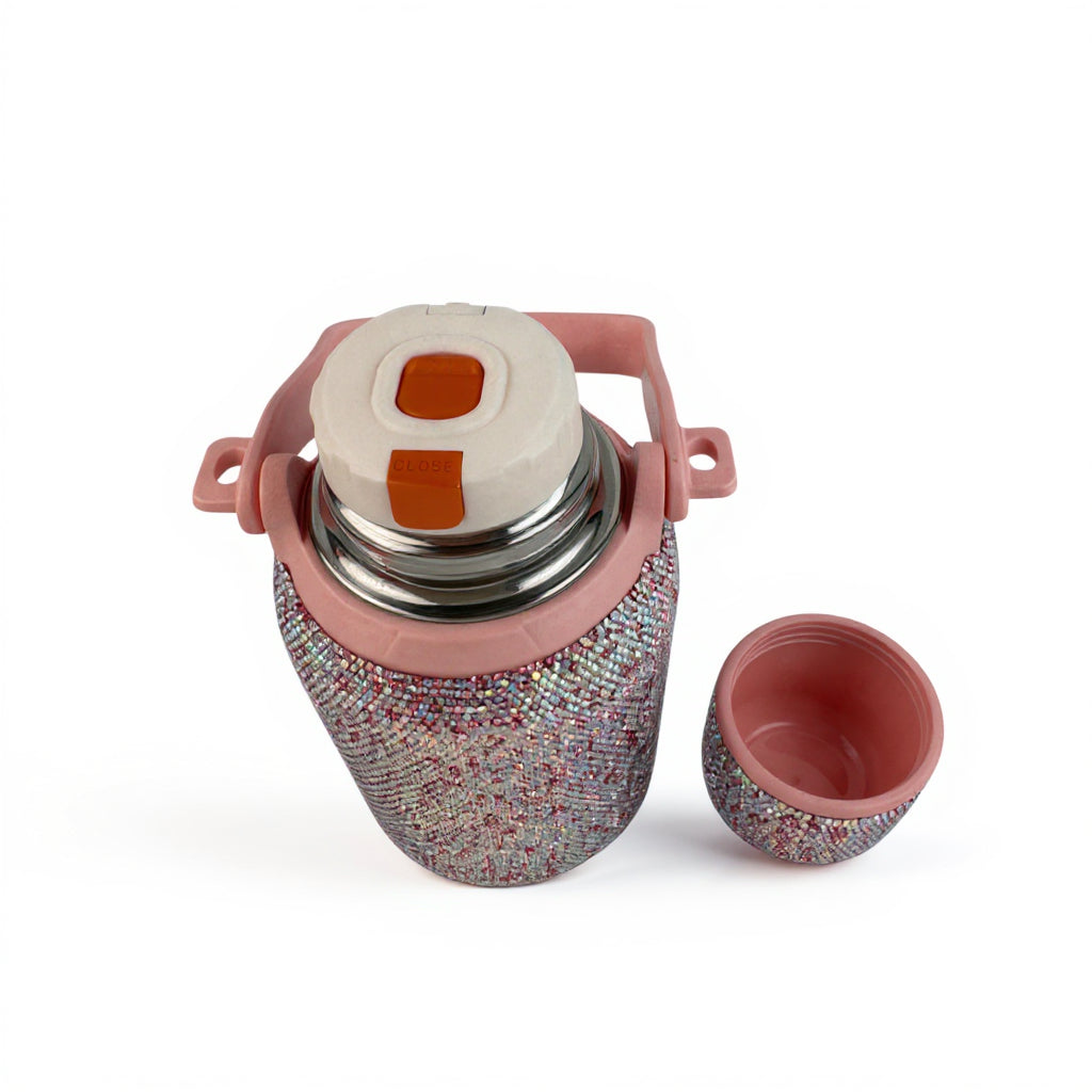 800 mL Stainless Steel Thermos Bottle CR0109 - Pink alternate view