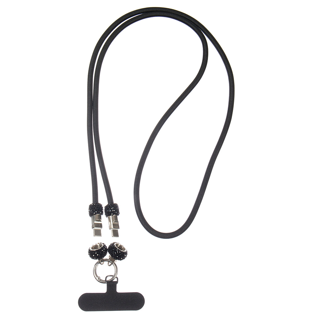 Phone Ceramic Rhinestone Lanyard Charging Type-C TO Type-C CR0117 - view 2