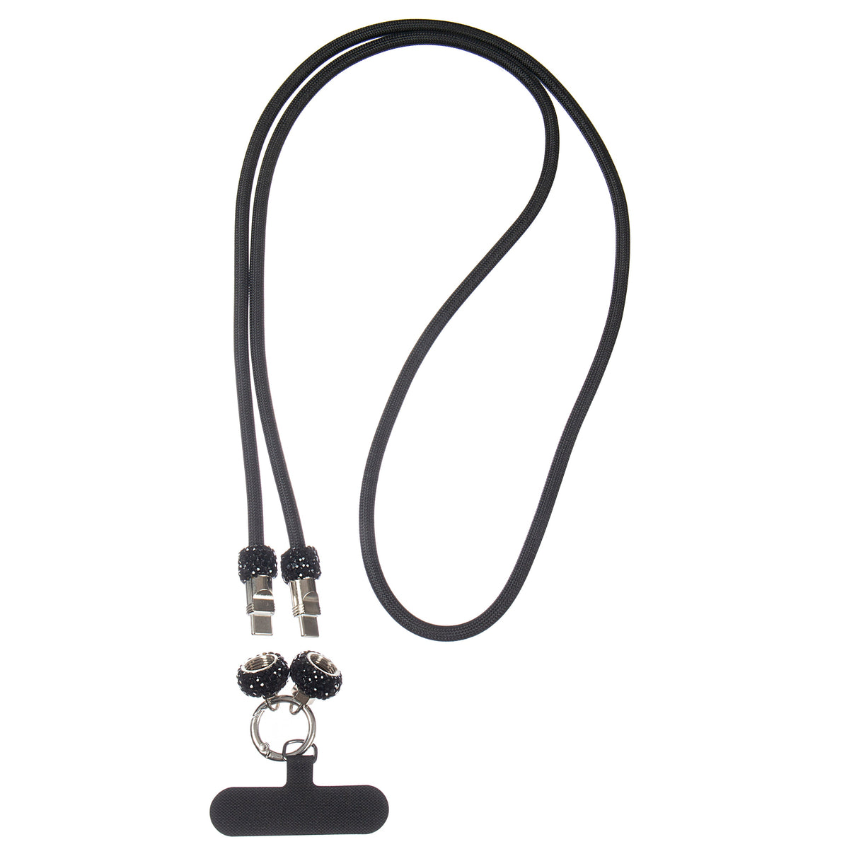 Phone Ceramic Rhinestone Lanyard Charging Type-C TO Type-C CR0117 - view 2