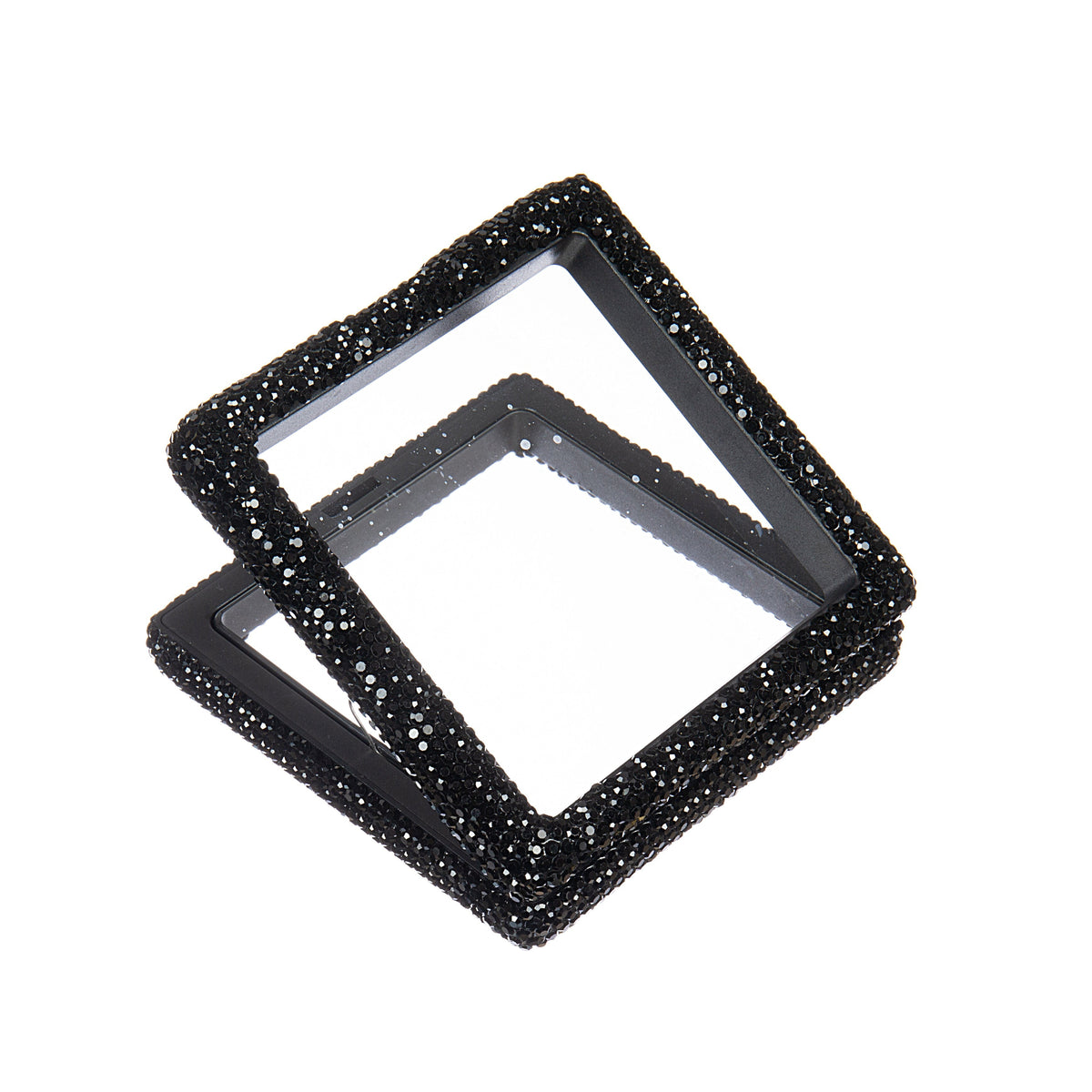 Square Ceramic Rhinestones Jewelry Box CR0130