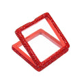 Square Ceramic Rhinestone Jewelry Box CR0130 - view 2