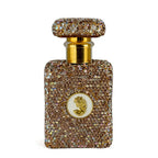 30 mL Ceramic Rhinestone Perfume Bottle CR0132 - Gold