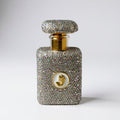 30 mL Ceramic Rhinestone Perfume Bottle CR0132 - White