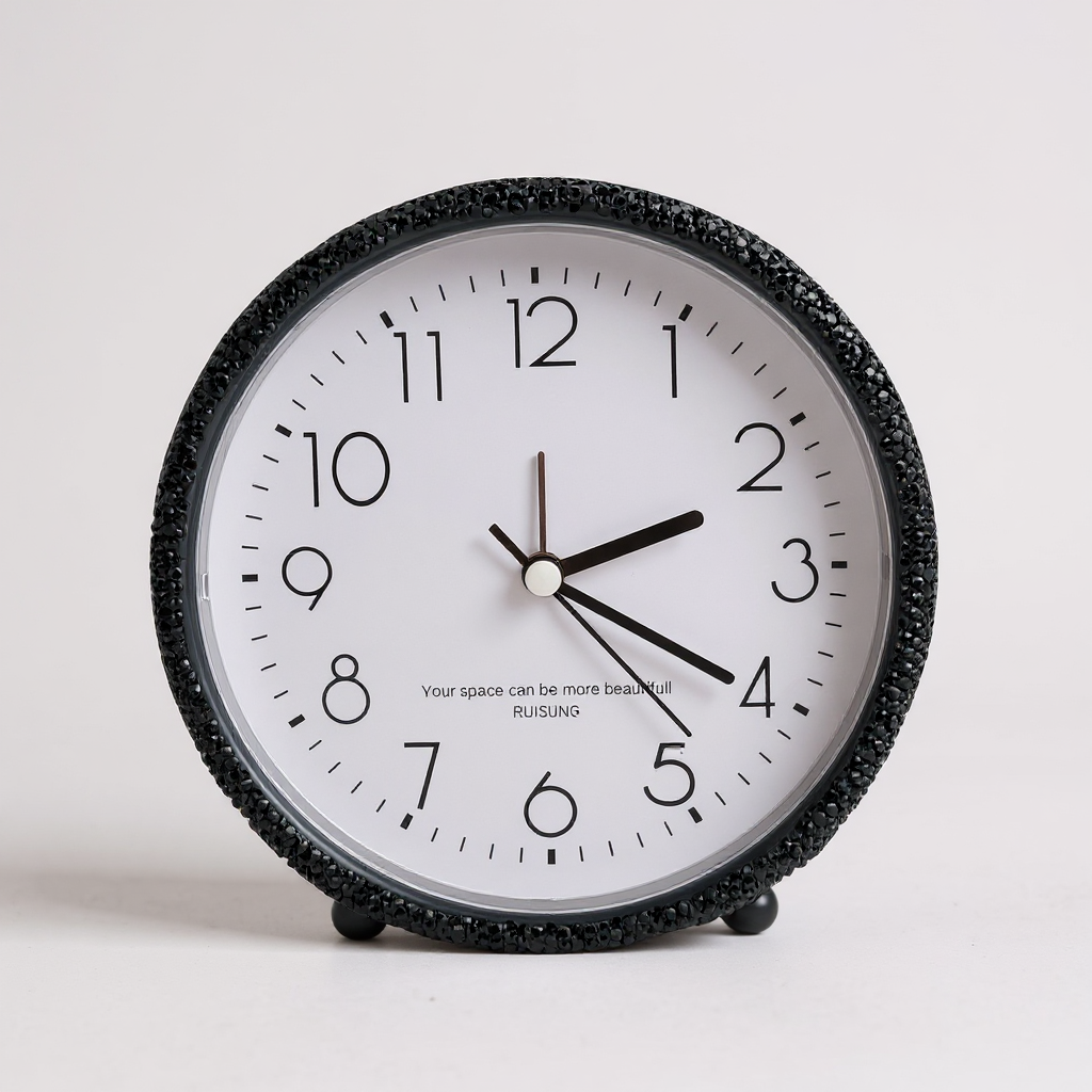 Ceramic Rhinestone Alarm Clock CR0134 - view 2