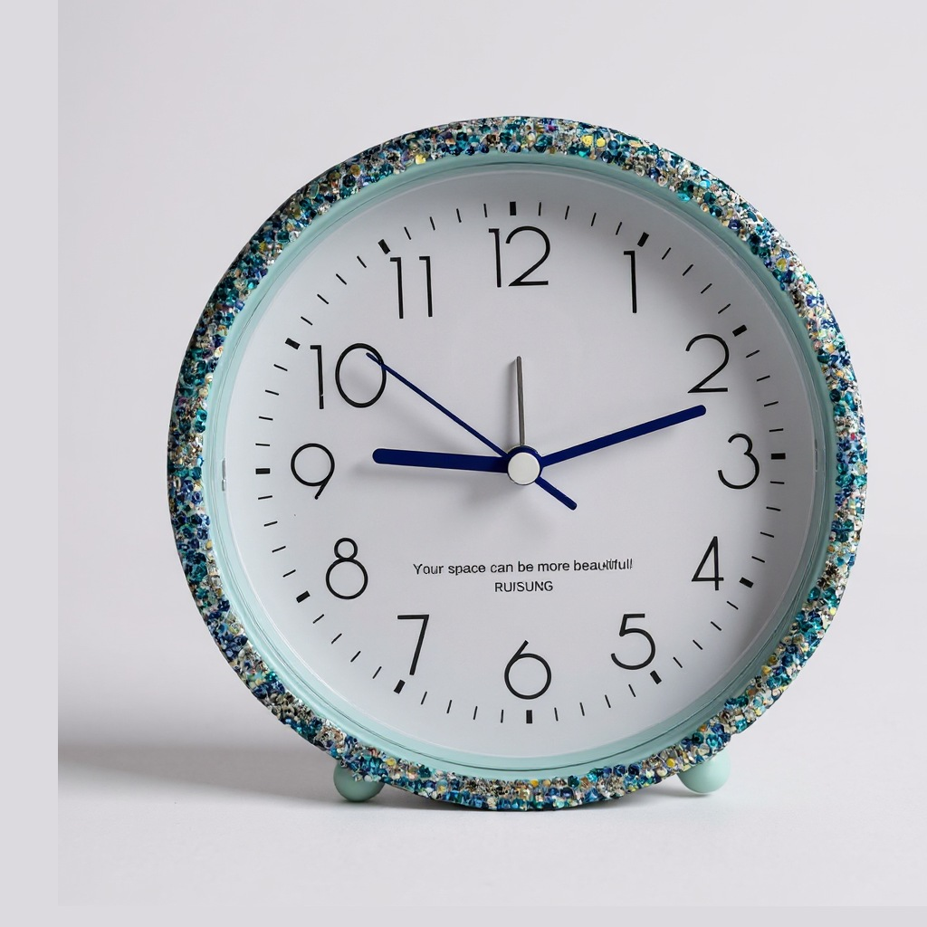 Ceramic Rhinestone Alarm Clock CR0134 - view 3