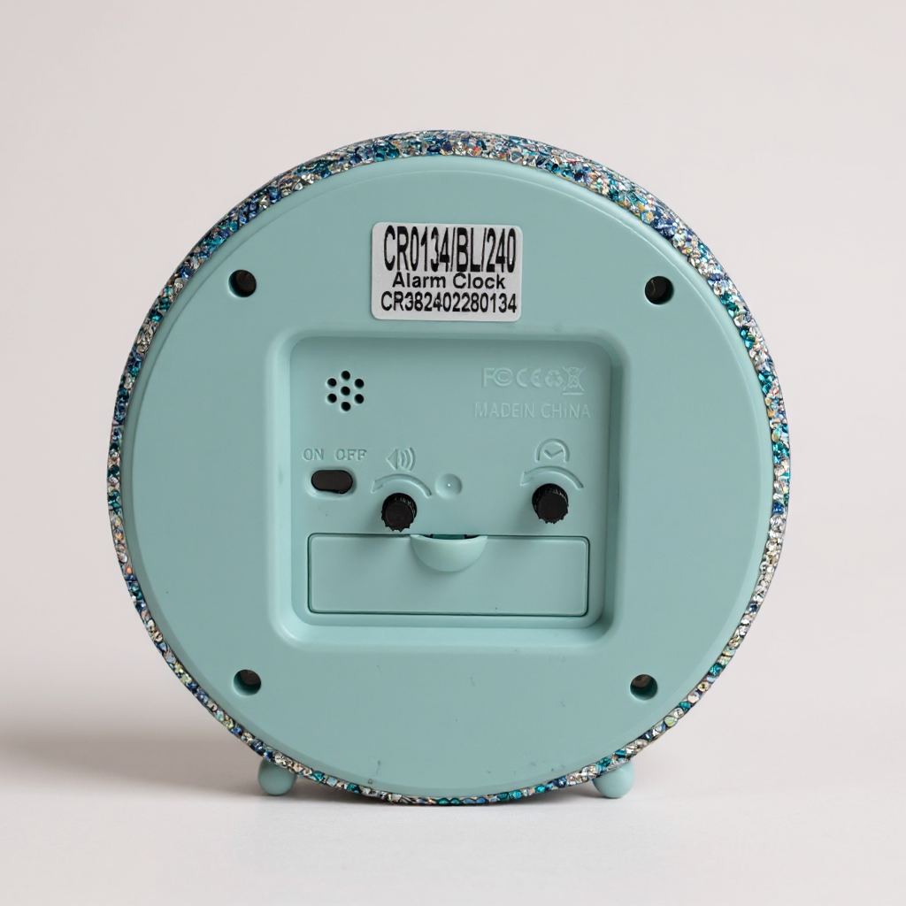 Ceramic Rhinestone Alarm Clock CR0134 - view 5