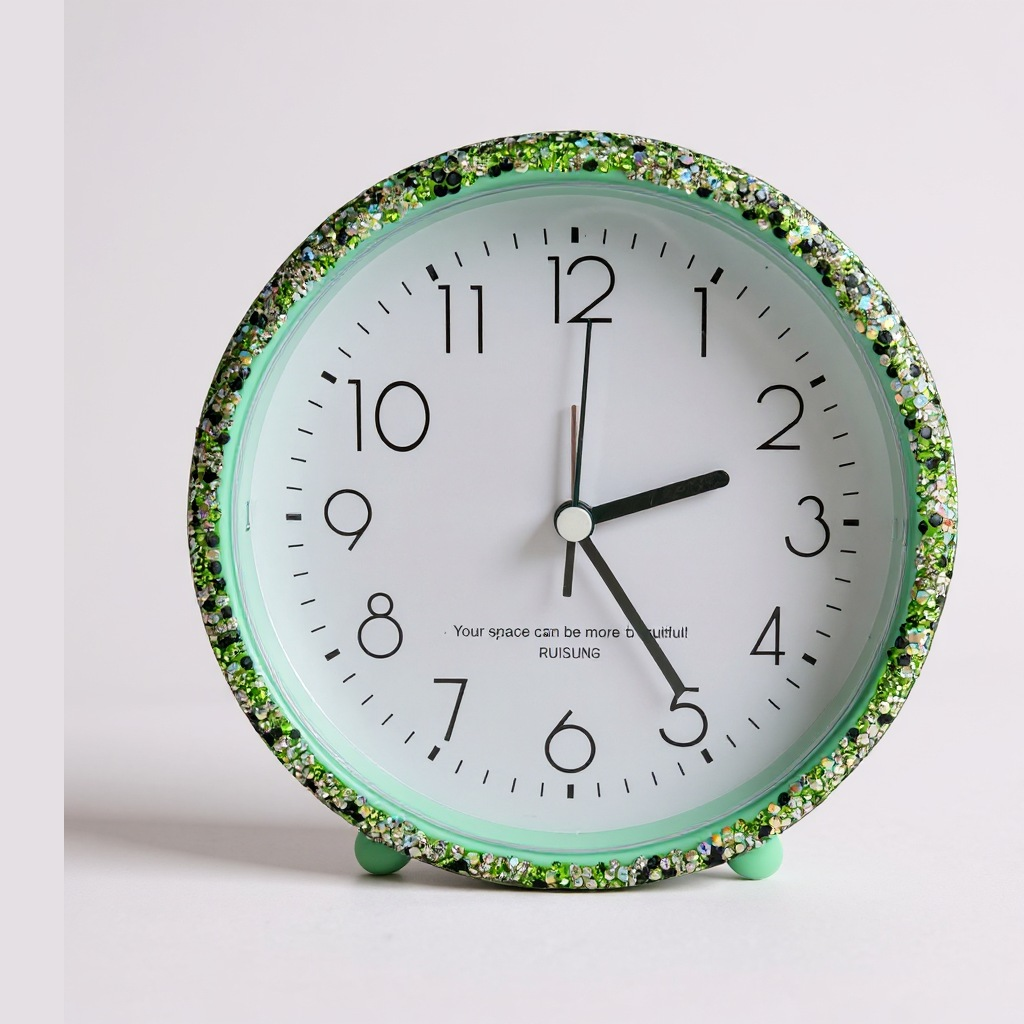 Ceramic Rhinestone Alarm Clock CR0134 - view 4