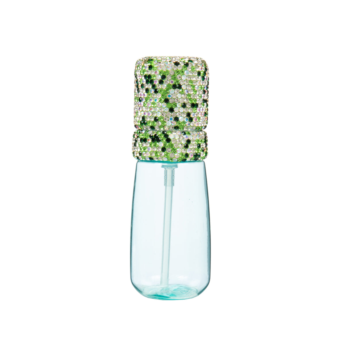 60 mL Ceramic Rhinestone Liquid Bottle CR0144 - Green