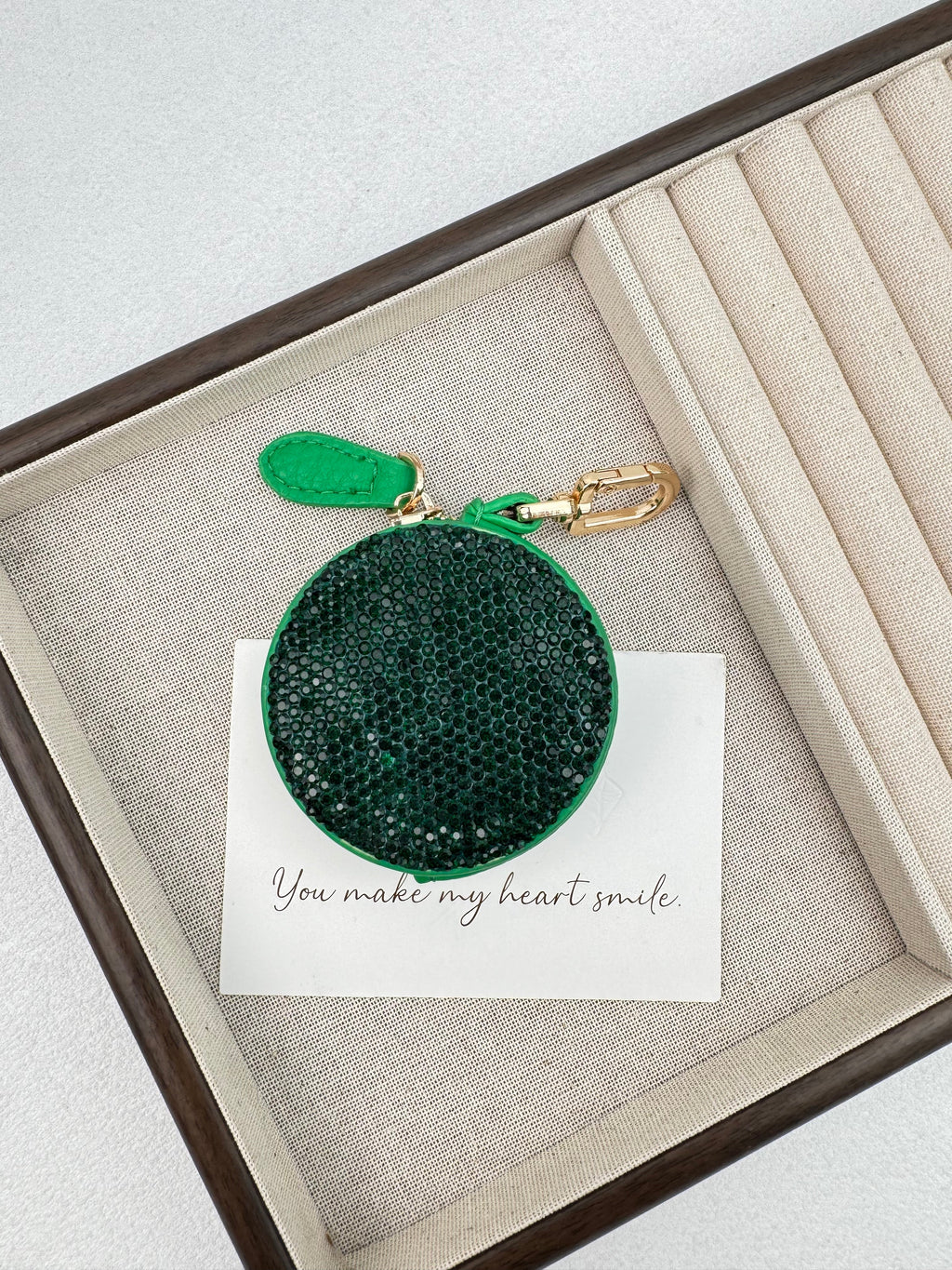 Watermelon Rhinestone Keychain CR0150 - view 2