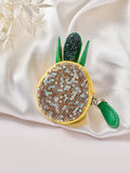 Pineapple Rhinestone Keychain CR0151