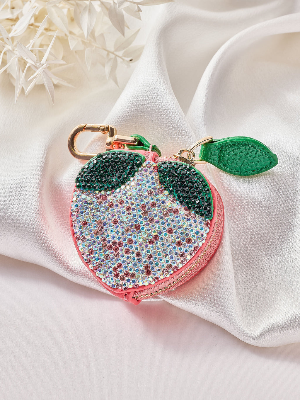 Strawberry Rhinestone Keychain CR0152