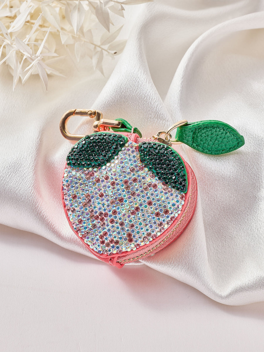 Strawberry Rhinestone Keychain CR0152
