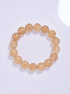 Citrine Quartz Stone Stretch Bracelet B1981-Citrine Quartz