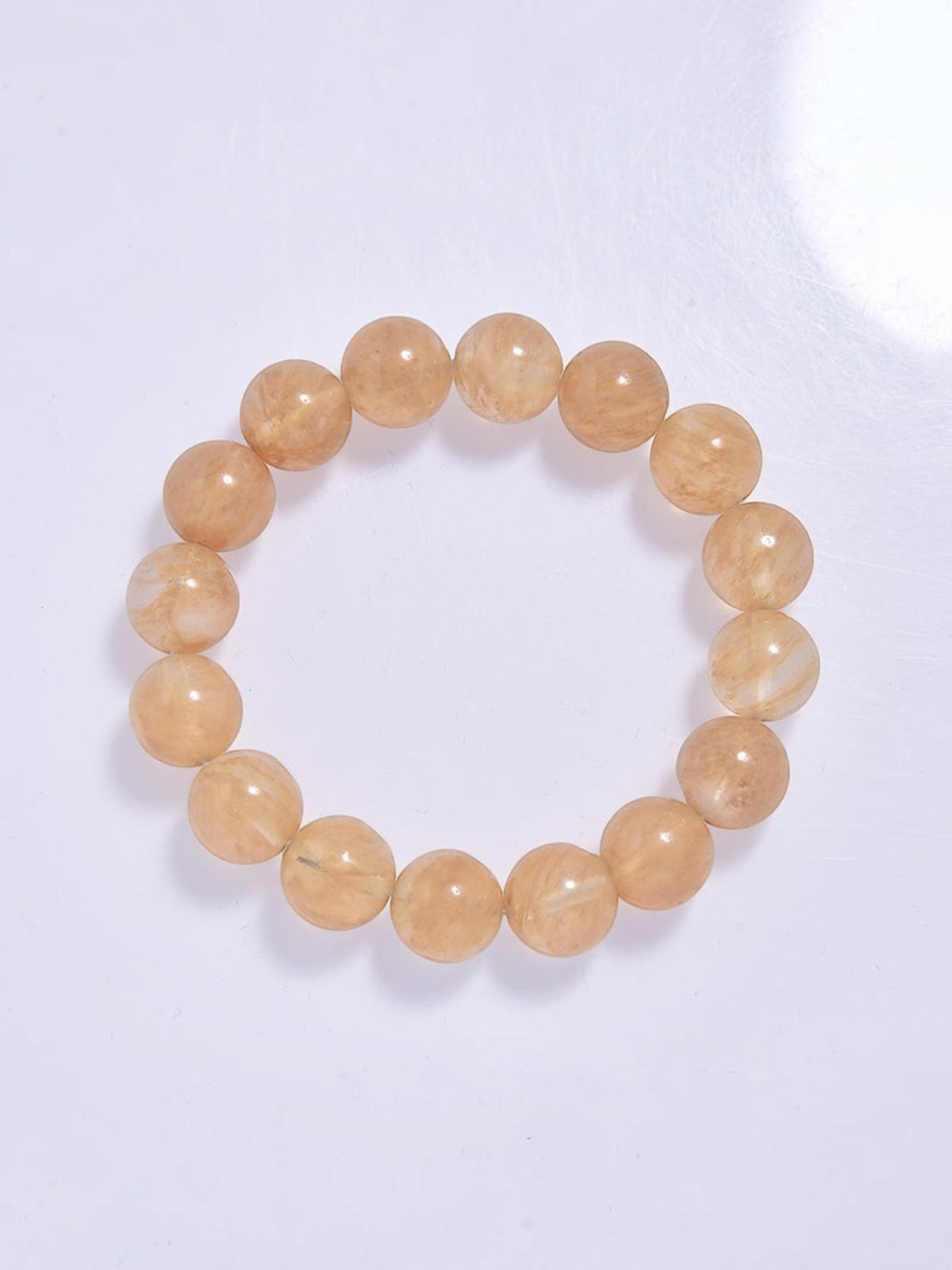 Citrine Quartz Stone Stretch Bracelet B1981-10MM - view 5
