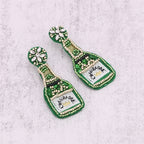 Champagne Seed Bead Earrings E4679