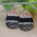 Animal Printed Teardrop Earrings E4824