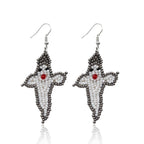 Ghost Seed Beads Earrings E4866