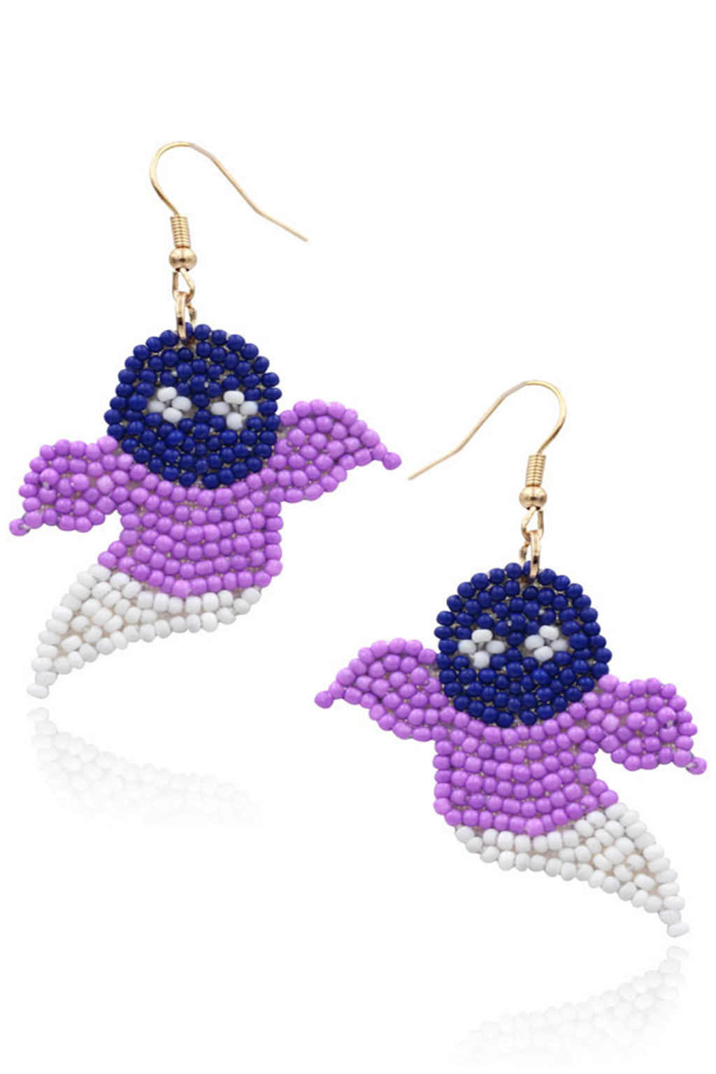 Ghost Seed Beads Earrings E4869