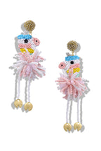 Unicorn Seed Bead Earrings E4964