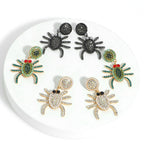 Spider Rhinestone Earrings E4971