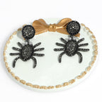 Spider Rhinestone Earrings E4971