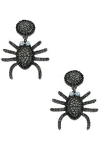 Spider Rhinestone Earrings E4971